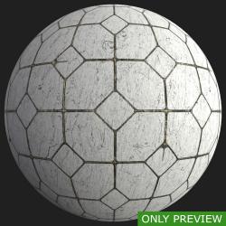 PBR Substance Material of Floor Marble #4